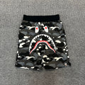 BAPE Glow-in-the-Dark City Camo Shark Shorts